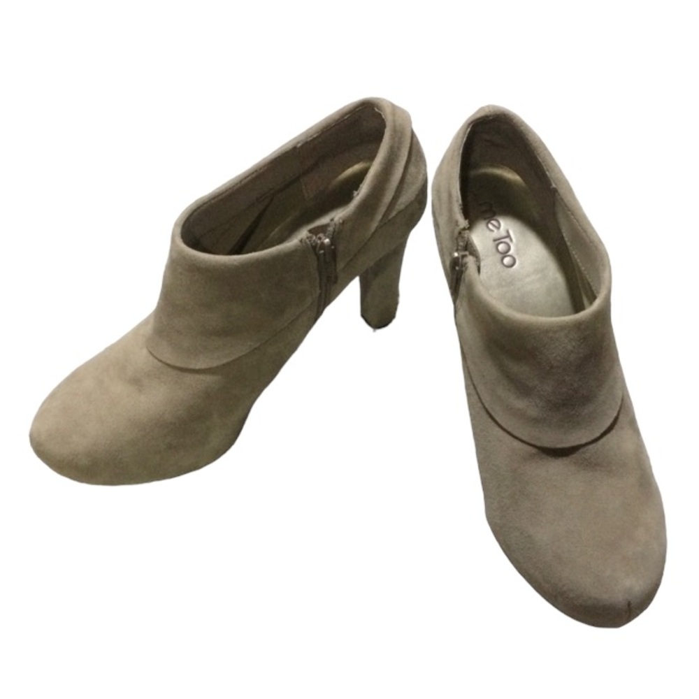 ME TOO “Laser” Suede Booties